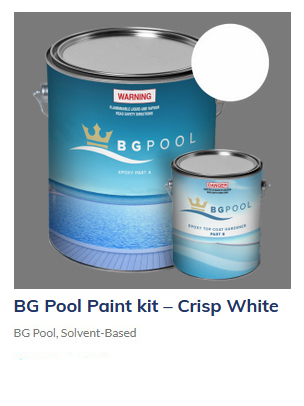 BG Pool Paint Kit - Crisp White