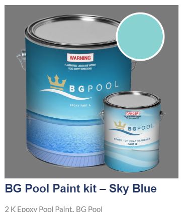 BG Pool Paint kit – Sky Blue