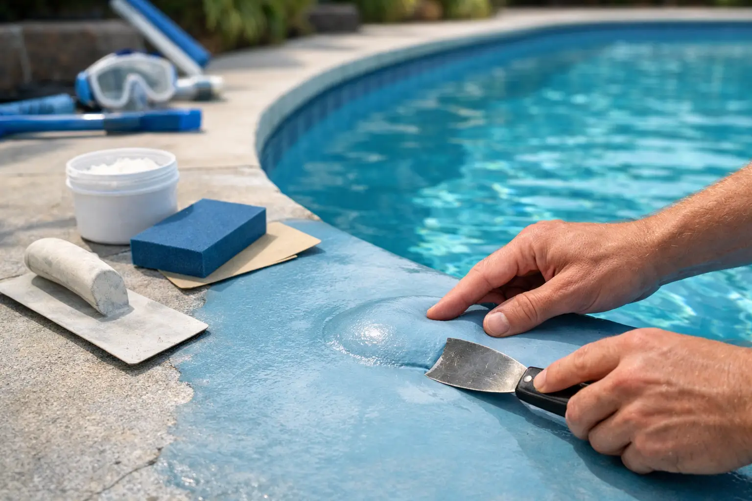 How to Fix Pool Blistering Properly