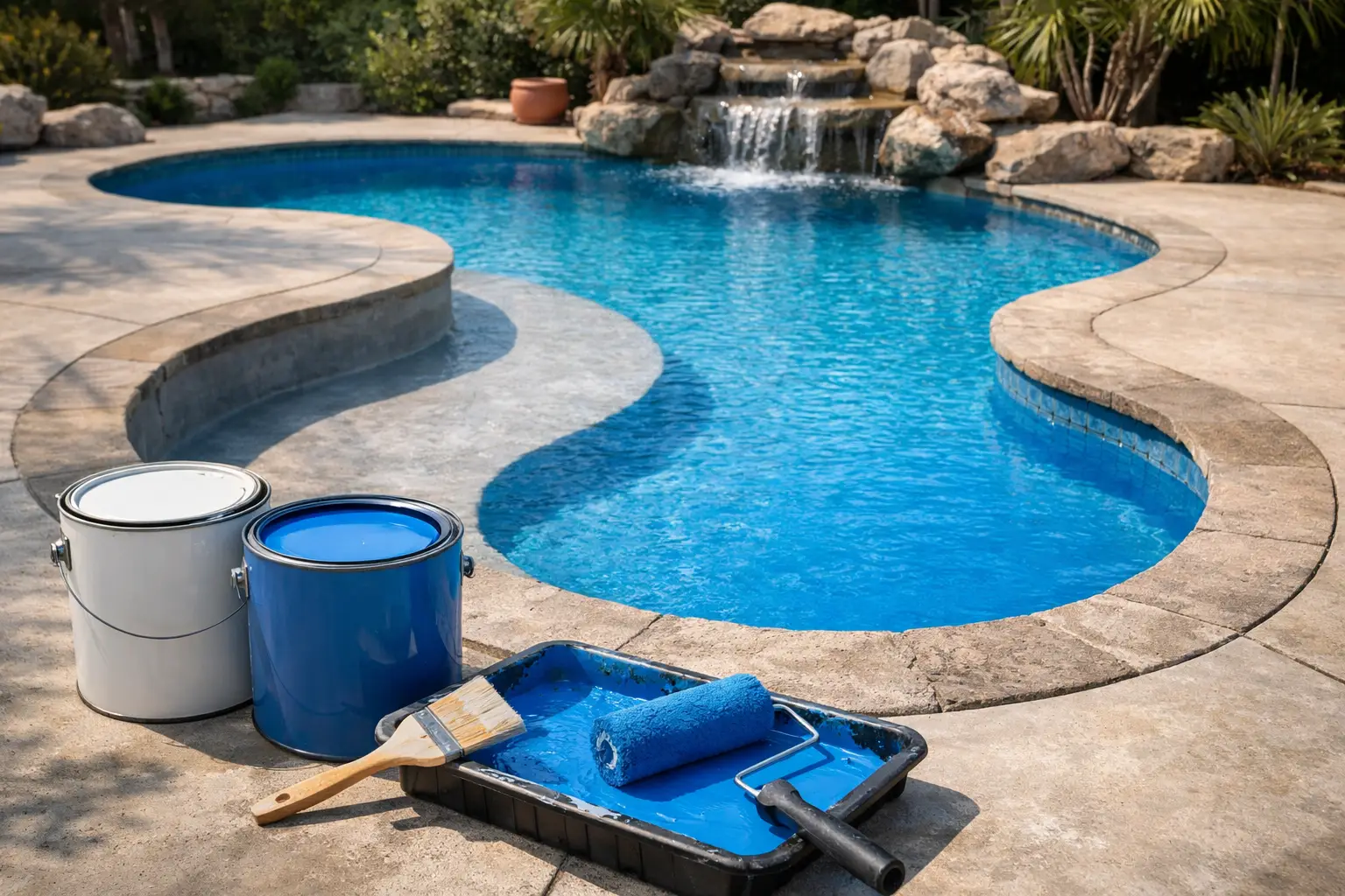 Pool Paint Quantity for Irregular Shapes