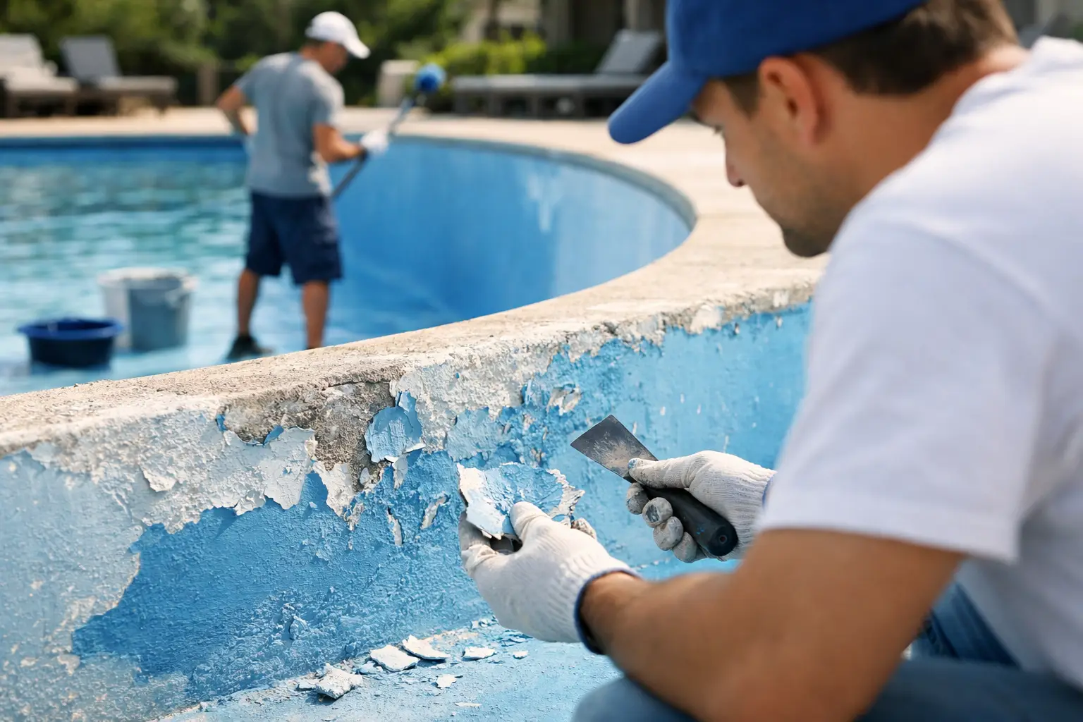 How to Avoid Repaint Failure in Swimming Pools