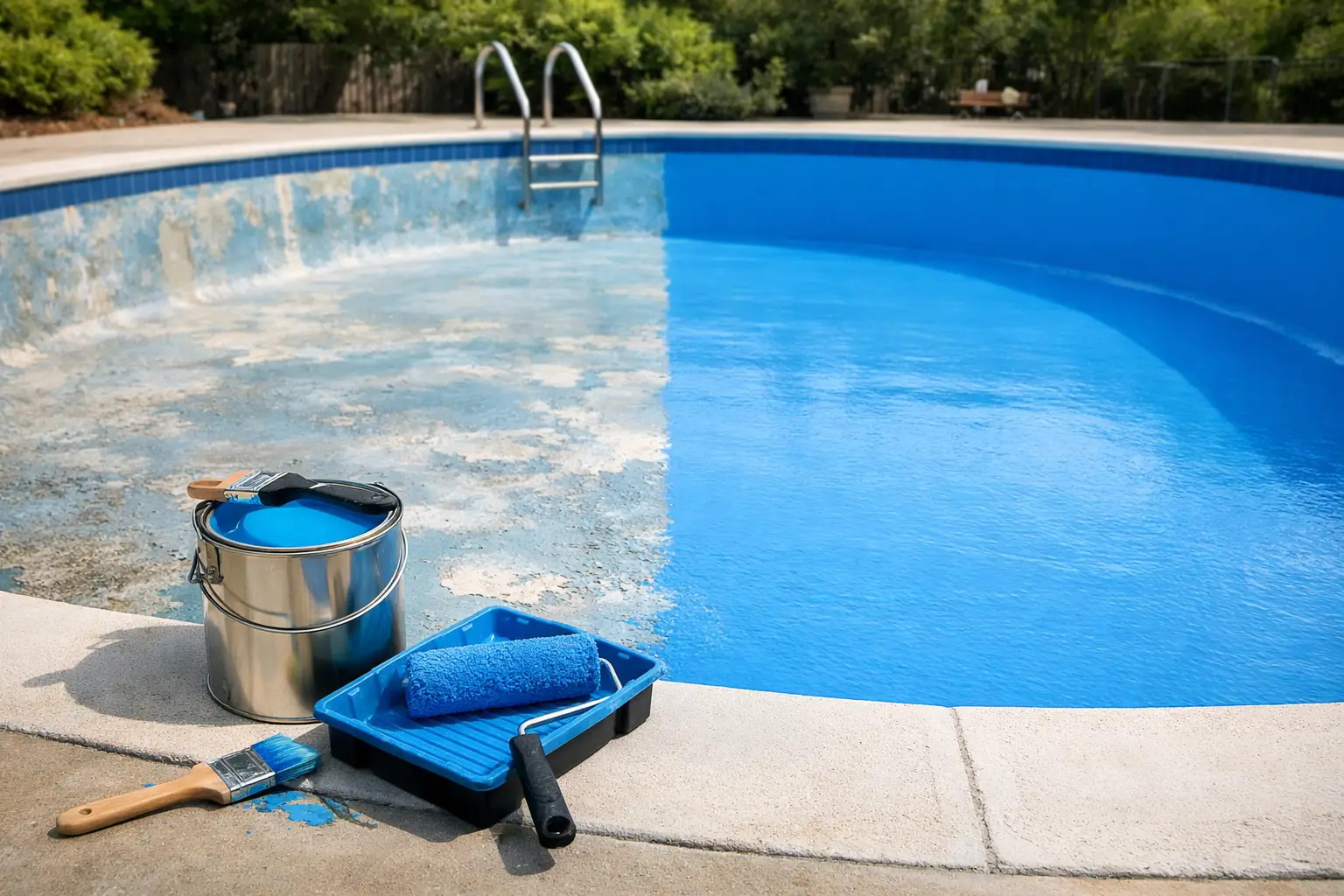 Best Pool Paint for Faded Surfaces That Lasts